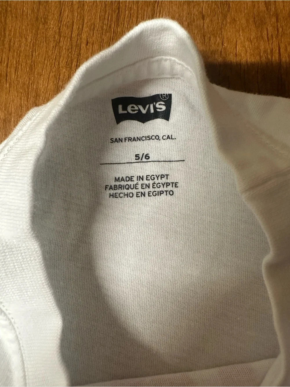 Levi's Heather Gray Tee with Red Brand Tab